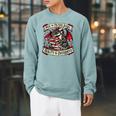 Dragon Reading Books Reality Overrated Reader Book Raglan Sleeve Sweatshirt Cardinal