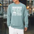 In Dream World Reading Book Lover Are Free Make You Thin Raglan Sleeve Sweatshirt Cardinal