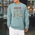 Dungeons & Dragons Textbook Players Raglan Sleeve Sweatshirt Cardinal