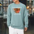 Easily Distracted By Books & Coffee Raglan Sleeve Sweatshirt Cardinal