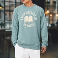 Easily Distracted By Books Reading Raglan Sleeve Sweatshirt Cardinal Easily Distracted By Books Reading Raglan Sleeve Sweatshirt Cardinal