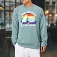 Easily Distracted By Cats And Books – Retro Sunset Rainbow Raglan Sleeve Sweatshirt Cardinal