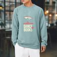 Easily Distracted By Dance And Book I Ballet Book Raglan Sleeve Sweatshirt Cardinal Easily Distracted By Dance And Book I Ballet Book Raglan Sleeve Sweatshirt Cardinal