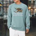 Easily Distracted By Dragons & Books Cool Reading Books Raglan Sleeve Sweatshirt Cardinal
