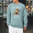 Easily Distracted By Dragons And Books Reading & Fantasy Raglan Sleeve Sweatshirt Cardinal