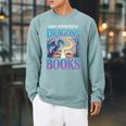 Easily Distracted By Dragons Fantasy Book Reading Raglan Sleeve Sweatshirt Cardinal Easily Distracted By Dragons Fantasy Book Reading Raglan Sleeve Sweatshirt Cardinal