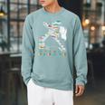 Easily Distracted By Tango And Books Dance Bookworm Reading Raglan Sleeve Sweatshirt Cardinal
