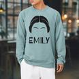 Emily Dickinson Book Lover Reading Shirt T-Shirt Raglan Sleeve Sweatshirt Cardinal