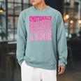 Emotionally Recovering From A Book Raglan Sleeve Sweatshirt Cardinal Emotionally Recovering From A Book Raglan Sleeve Sweatshirt Cardinal