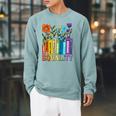Equality Books Wildflower Rainbow LGBT Lesbian Gay Pride Raglan Sleeve Sweatshirt Cardinal Equality Books Wildflower Rainbow LGBT Lesbian Gay Pride Raglan Sleeve Sweatshirt Cardinal
