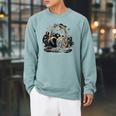 Fantasy Audiobook Voice Acting Book Lover Audiobook Raglan Sleeve Sweatshirt Cardinal