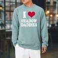 Fantasy Romantasy Book Lover I Love Heart Shadow Daddies Premium Tri-Blend Raglan Sleeve Sweatshirt Cardinal Fantasy Romantasy Book Lover I Love Heart Shadow Daddies Premium Tri-Blend Raglan Sleeve Sweatshirt Cardinal
