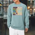Feminist Ruth Bader Ginsburg RBG Quote Girl With Book Women Raglan Sleeve Sweatshirt Cardinal
