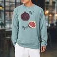 Fig 1 Figs Fruit Scientific Drawing Textbook Graphic Raglan Sleeve Sweatshirt Cardinal Fig 1 Figs Fruit Scientific Drawing Textbook Graphic Raglan Sleeve Sweatshirt Cardinal