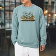 Floral Book Reading Books Flowers Growing From Book Raglan Sleeve Sweatshirt Cardinal Floral Book Reading Books Flowers Growing From Book Raglan Sleeve Sweatshirt Cardinal