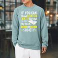 I Was Forced To Put My Book Down Book Lover Reading Small Raglan Sleeve Sweatshirt Cardinal