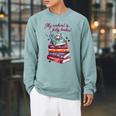 My Weekend Is Fully Booked Reading Quote Book Lover Humor Raglan Sleeve Sweatshirt Cardinal
