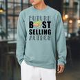 Future Best Selling Author Book Worm Writer Raglan Sleeve Sweatshirt Cardinal Future Best Selling Author Book Worm Writer Raglan Sleeve Sweatshirt Cardinal