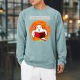 Ghost Reading Books Teacher Halloween Men Women Raglan Sleeve Sweatshirt Cardinal Ghost Reading Books Teacher Halloween Men Women Raglan Sleeve Sweatshirt Cardinal