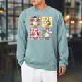 Goose Teacher Back To School Goose Books Student Cute Raglan Sleeve Sweatshirt Cardinal Goose Teacher Back To School Goose Books Student Cute Raglan Sleeve Sweatshirt Cardinal