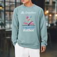 My Grandson Is My Favorite Author For Book Lovers Raglan Sleeve Sweatshirt Cardinal My Grandson Is My Favorite Author For Book Lovers Raglan Sleeve Sweatshirt Cardinal