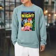 Halloween Horror Vintage Mummy Zombie Comic Book Retro Raglan Sleeve Sweatshirt Cardinal Halloween Horror Vintage Mummy Zombie Comic Book Retro Raglan Sleeve Sweatshirt Cardinal