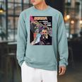 Halloween Horror Vintage Werewolf Vampire Comic Book Retro Raglan Sleeve Sweatshirt Cardinal Halloween Horror Vintage Werewolf Vampire Comic Book Retro Raglan Sleeve Sweatshirt Cardinal