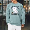 Halloween Teacher Librarian Books Reading Ghost Pun BOOOOKS For Men Women Kids Raglan Sleeve Sweatshirt Cardinal Halloween Teacher Librarian Books Reading Ghost Pun BOOOOKS For Men Women Kids Raglan Sleeve Sweatshirt Cardinal