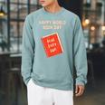 Happy World Book Day Inspirational Kids Raglan Sleeve Sweatshirt Cardinal Happy World Book Day Inspirational Kids Raglan Sleeve Sweatshirt Cardinal