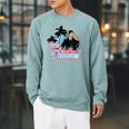 Hawaii Five-0 Book'Em Danno Raglan Sleeve Sweatshirt Cardinal