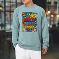 Your Health Comes First Pop Art Comic Book Halftone Retro Raglan Sleeve Sweatshirt Cardinal Your Health Comes First Pop Art Comic Book Halftone Retro Raglan Sleeve Sweatshirt Cardinal