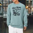 Hot Moms Read Books For Moms Book Lover Raglan Sleeve Sweatshirt Cardinal Hot Moms Read Books For Moms Book Lover Raglan Sleeve Sweatshirt Cardinal