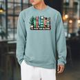I'm With The Banned Books I Read Banned Books Lovers Raglan Sleeve Sweatshirt Cardinal