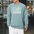 I'm With The Banned Books Reader Protest Literature Lover Raglan Sleeve Sweatshirt Cardinal I'm With The Banned Books Reader Protest Literature Lover Raglan Sleeve Sweatshirt Cardinal