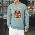 I'm a Book Dragon Not a Worm Dragon Reading a Books Raglan Sleeve Sweatshirt Cardinal