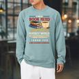 I'm a Book Nerd Book Lover Book Reader Raglan Sleeve Sweatshirt Cardinal