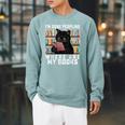 I'm Done Peopling Where Are My Books Bookworm Lover Teachers Raglan Sleeve Sweatshirt Cardinal