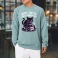 I'm An Indoor Cat Cute Witch Kitten With Books And Candles Raglan Sleeve Sweatshirt Cardinal I'm An Indoor Cat Cute Witch Kitten With Books And Candles Raglan Sleeve Sweatshirt Cardinal
