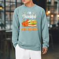 I'm Thankful For Books Lover Reading Pumpkin Thanksgiving Raglan Sleeve Sweatshirt Cardinal I'm Thankful For Books Lover Reading Pumpkin Thanksgiving Raglan Sleeve Sweatshirt Cardinal