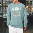 I'm A Writer Annoy Me And You'Ll Die In My Next Book T-Shirt Raglan Sleeve Sweatshirt Cardinal