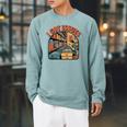 I Got Issues Comic Book Collector Retro Style Raglan Sleeve Sweatshirt Cardinal