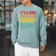 It's A Good Day To Read Banned Books Banned Books Raglan Sleeve Sweatshirt Cardinal