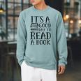 Its a Good Day To Read a Book Across America Boys Girls Kids Premium Tri-Blend Raglan Sleeve Sweatshirt Cardinal Its a Good Day To Read a Book Across America Boys Girls Kids Premium Tri-Blend Raglan Sleeve Sweatshirt Cardinal