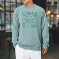 It's Good Luck To Read St Patrick's Day Book Lover Bookish Raglan Sleeve Sweatshirt Cardinal