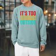 Its Too Nonfiction Outside Book Lover Literary Vintage Raglan Sleeve Sweatshirt Cardinal Its Too Nonfiction Outside Book Lover Literary Vintage Raglan Sleeve Sweatshirt Cardinal