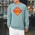Jesus Is My Superhero Hero Fun Comic Book Raglan Sleeve Sweatshirt Cardinal Jesus Is My Superhero Hero Fun Comic Book Raglan Sleeve Sweatshirt Cardinal