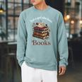 Just a Girl Who Loves Books Aesthetic Bookworm Library Art Raglan Sleeve Sweatshirt Cardinal Just a Girl Who Loves Books Aesthetic Bookworm Library Art Raglan Sleeve Sweatshirt Cardinal
