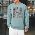 Just A Girl Who Loves Books Bookshelf Female Book Lovers Raglan Sleeve Sweatshirt Cardinal Just A Girl Who Loves Books Bookshelf Female Book Lovers Raglan Sleeve Sweatshirt Cardinal