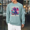 Just a Girl Who Loves Dragons And Books Dragon Raglan Sleeve Sweatshirt Cardinal Just a Girl Who Loves Dragons And Books Dragon Raglan Sleeve Sweatshirt Cardinal