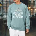 Just One More Chapter Book Reading Raglan Sleeve Sweatshirt Cardinal Just One More Chapter Book Reading Raglan Sleeve Sweatshirt Cardinal